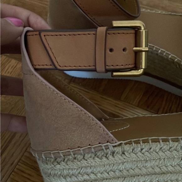 See By Chloé Glyn Ankle-Strap Platform Wedge Sandals - Picture 7 of 9